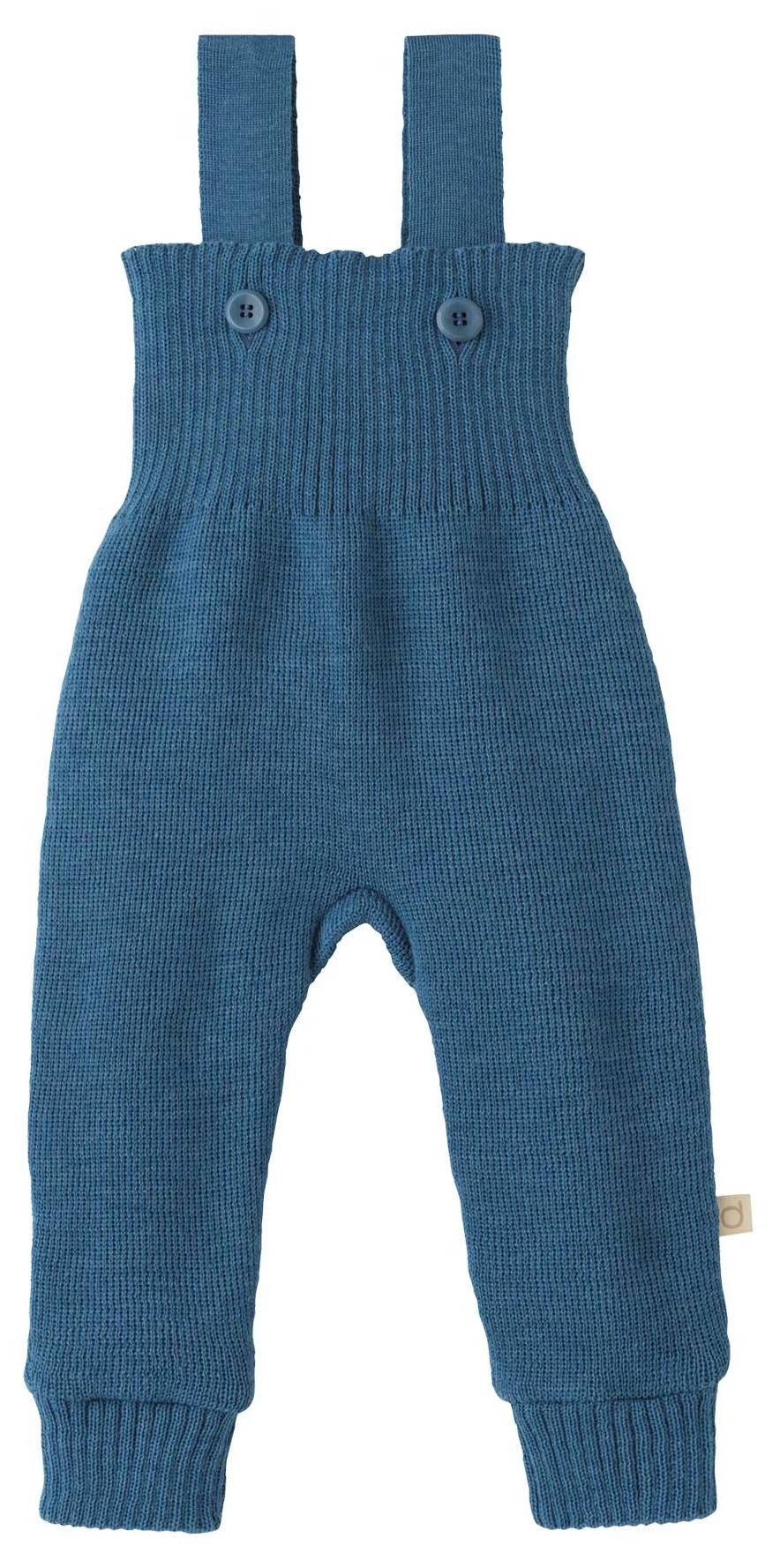 Disana Strick-Trägerhose Taubenblau