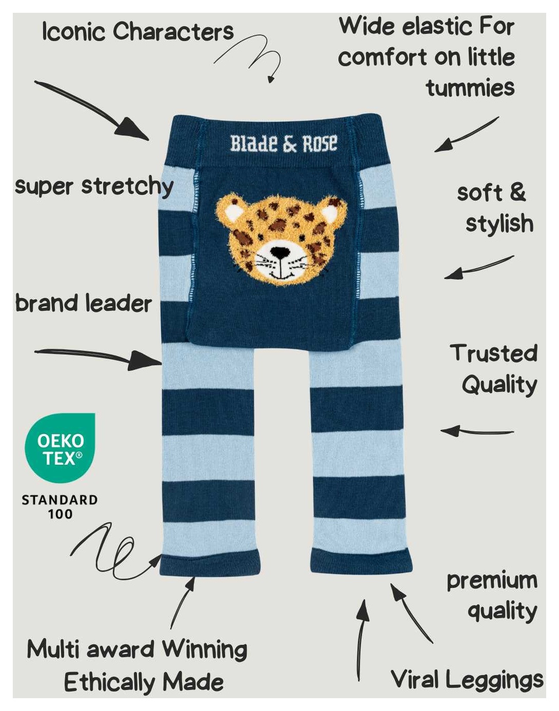 Blade & Rose Leggings Echo the Jaguar
