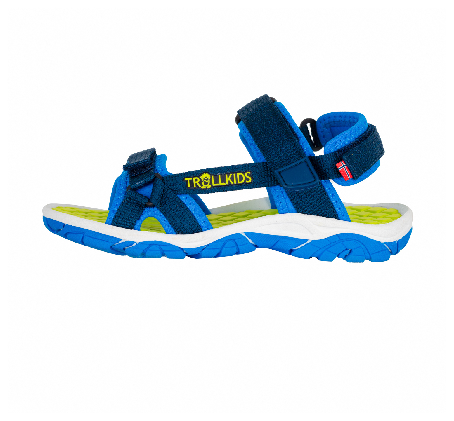 Trollkids Oslofjord Sandalen navy/lime