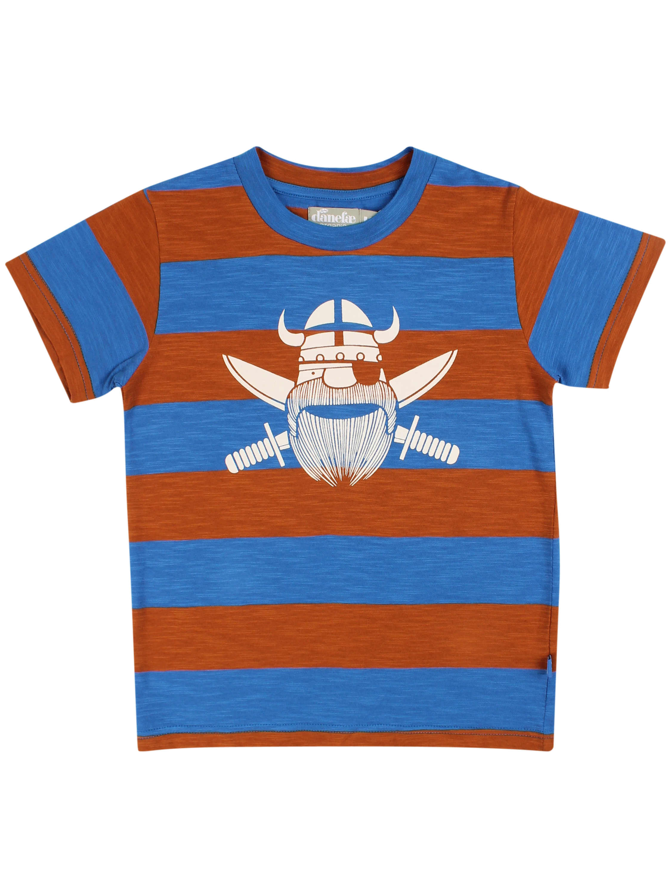 Danefae Organic Boy T-Shirt Nibe blue/occer Pirate
