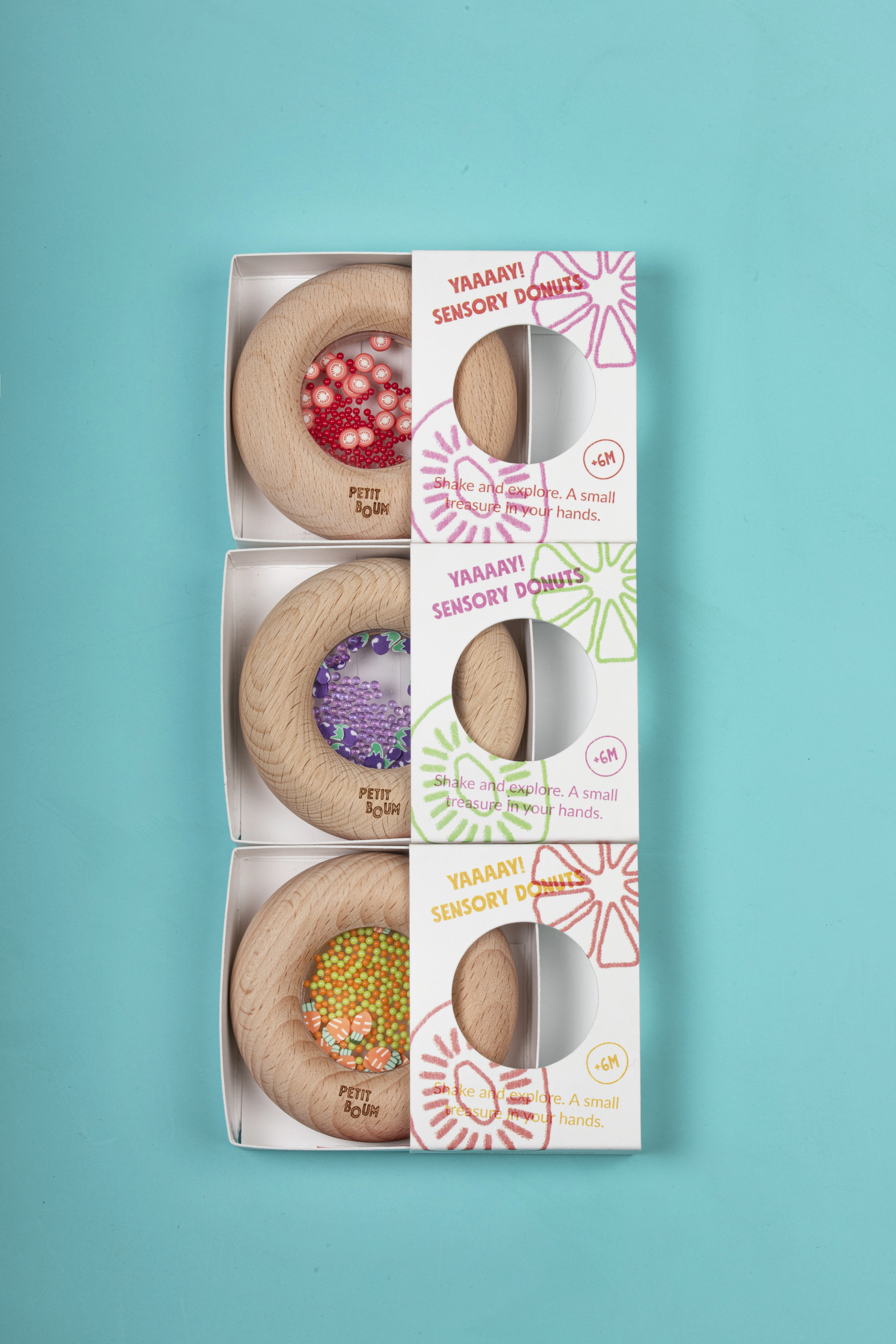 Petit Boum Sensory Donuts Tomatoes