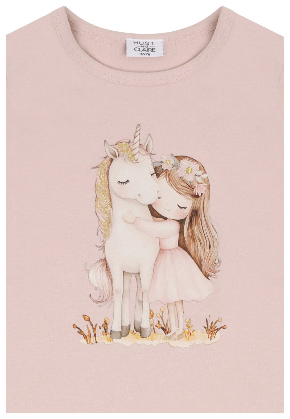Hust & Claire Langarmshirt Hugs Hushed Pink