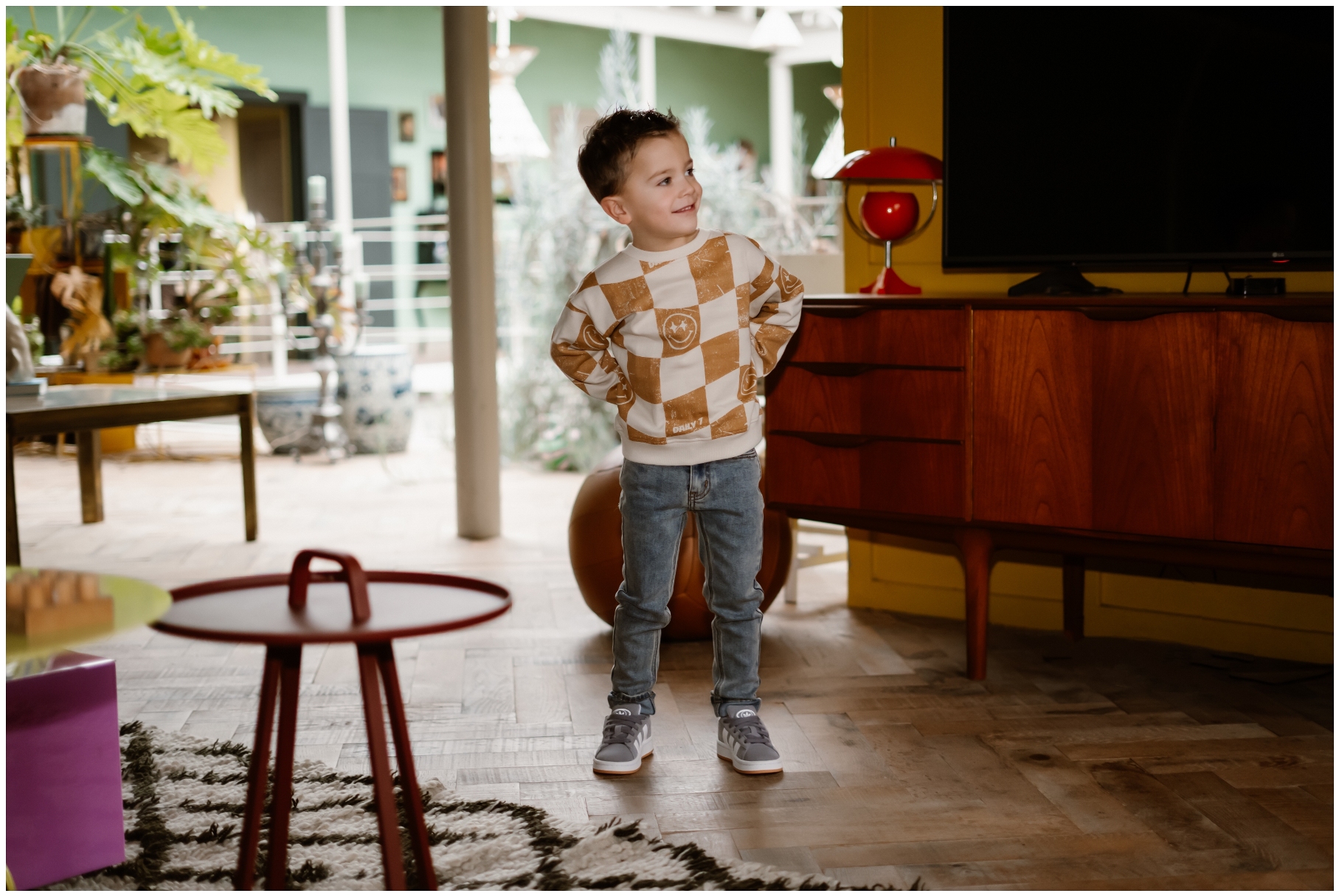 Daily Seven Boy Sweatshirt Oversized AOP