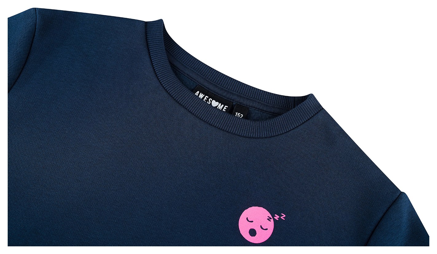 Someone Girl Sweatshirt Lazy navy