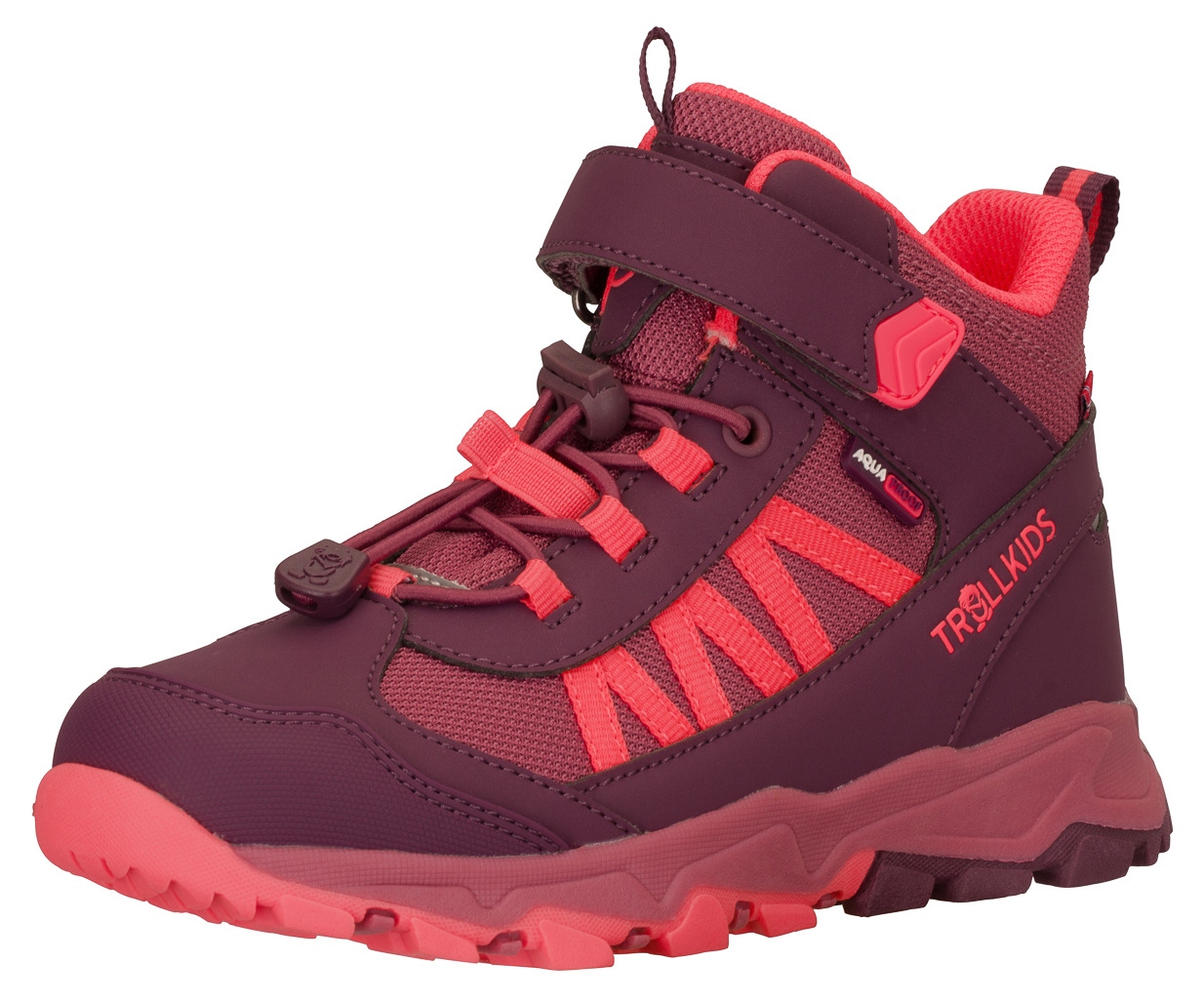 Trollkids Tronfjell Hiker Mid Deep Ruby/Frozen Berry