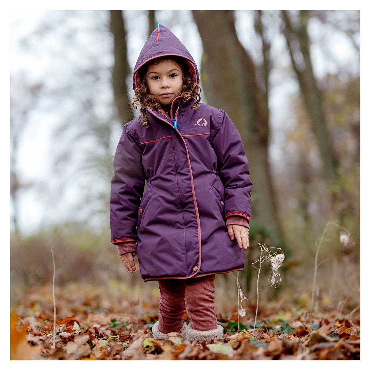 Finkid Girl Wintermantel Milla Plum Cedar