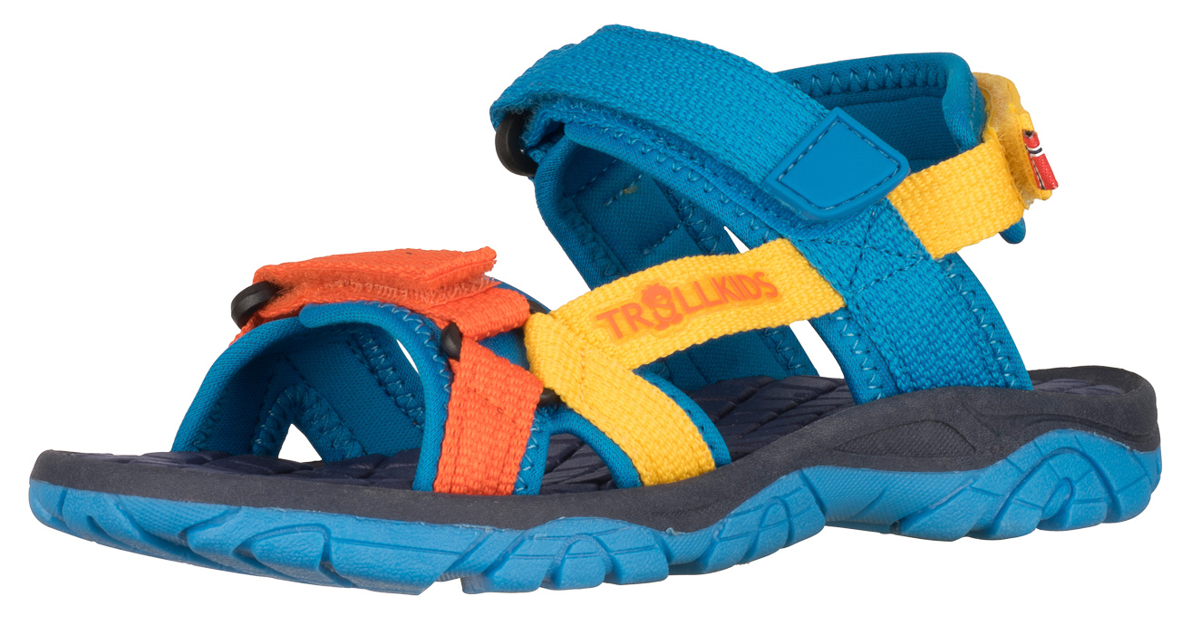 Trollkids Oslofjord Sandalen dynamic blue/bright orange