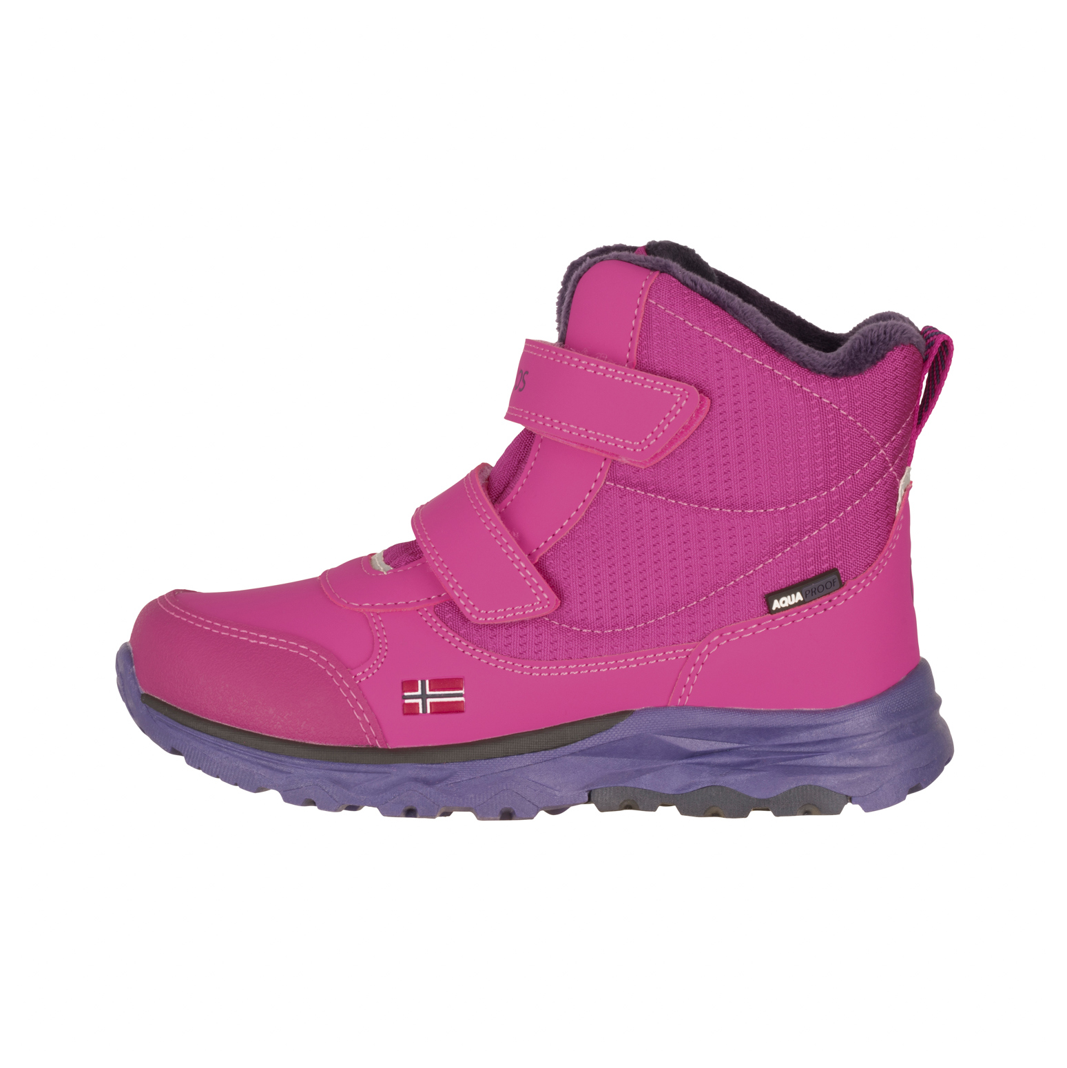 Trollkids Hafjell Winter Boots Dark Pink