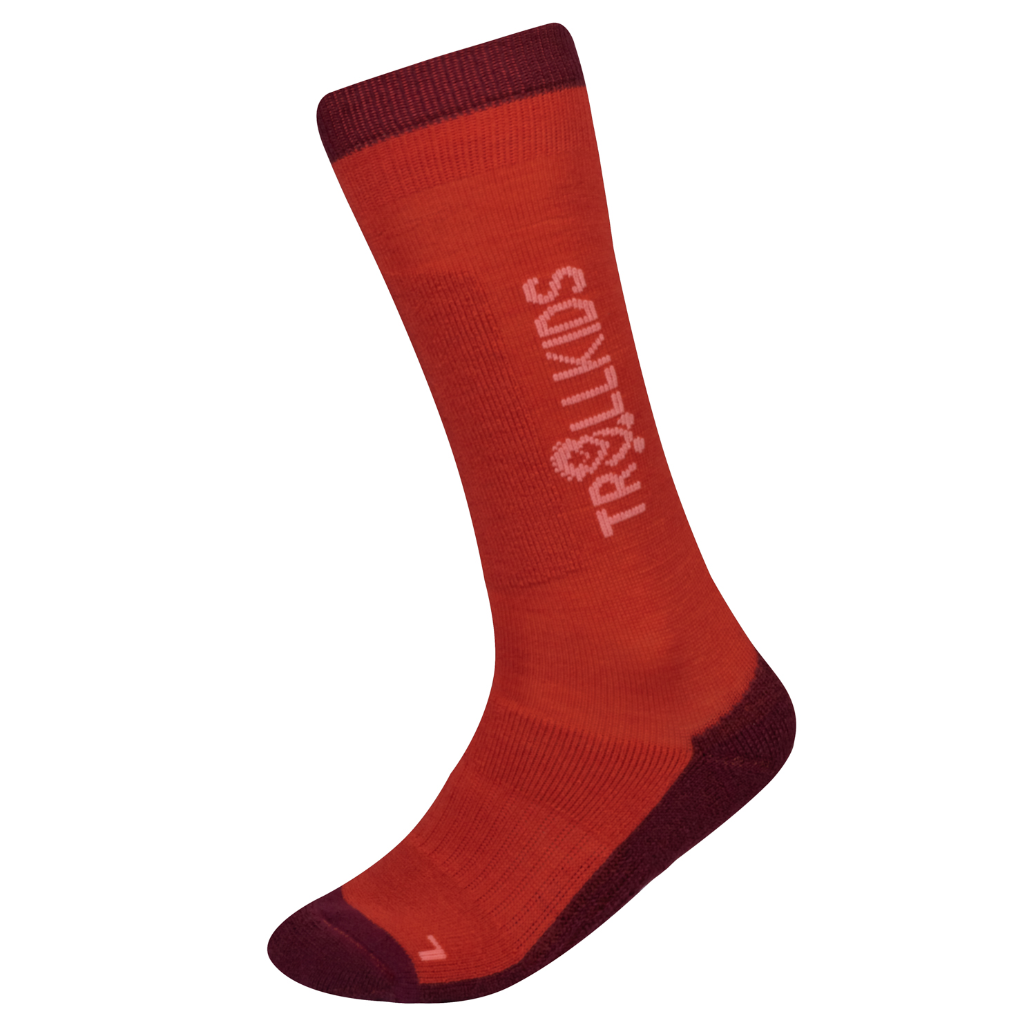 Trollkids Ski Socks sweet cherry/redwood/dahlia