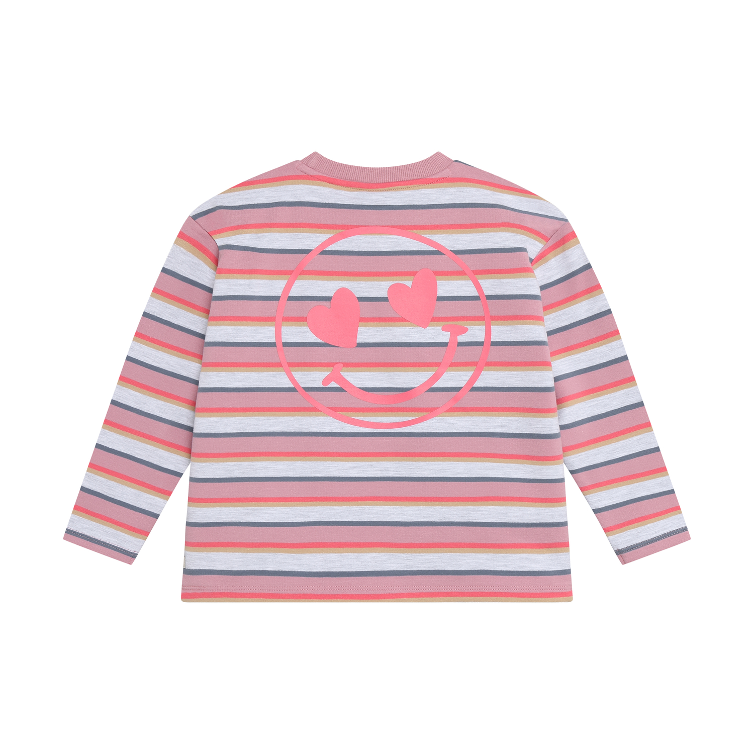 Daily Seven Girl Langarmshirt Striped lila