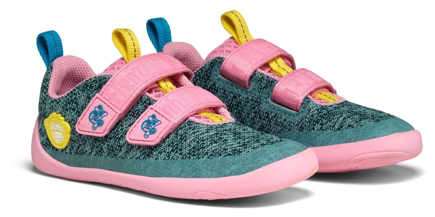 Affenzahn Halbschuh Knit Happy Chamäleon Türkis