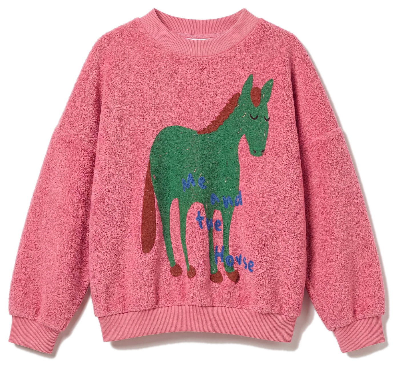 Lötiekids Teddy-Sweatshirt Me & the Horse pink