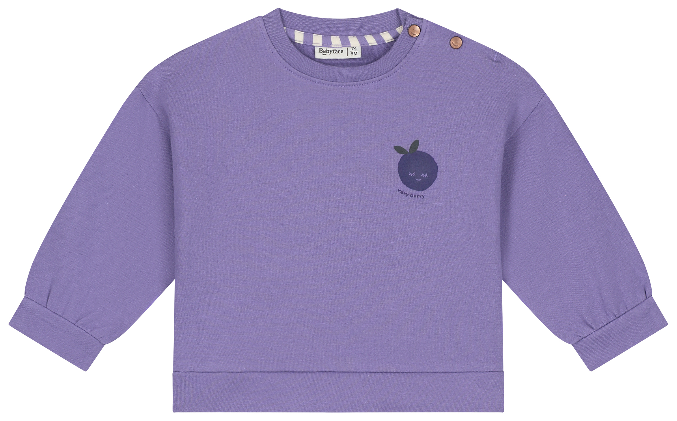 Babyface Baby Girl Sweatshirt plum