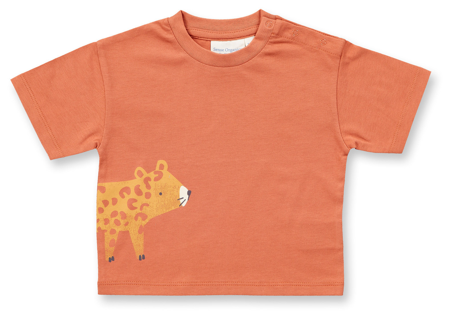 Sense Organic Baby Shirt Leopard cinnamon