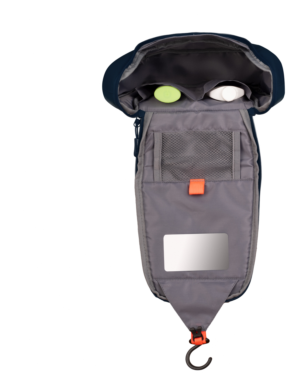 Trollkids Wash bag Navy/Glow Orange 22/23/9 (L/W/D) 5L