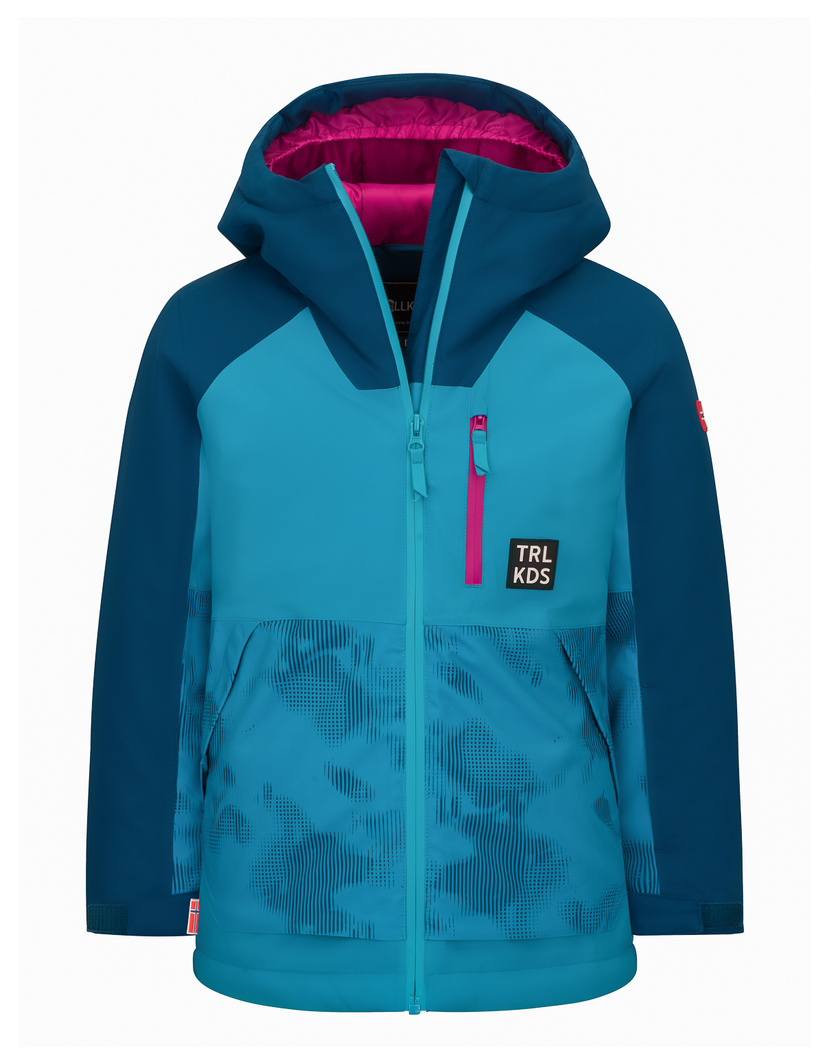 Trollkids Girls Lifjell Winter Jacke XT Dark Turquoise