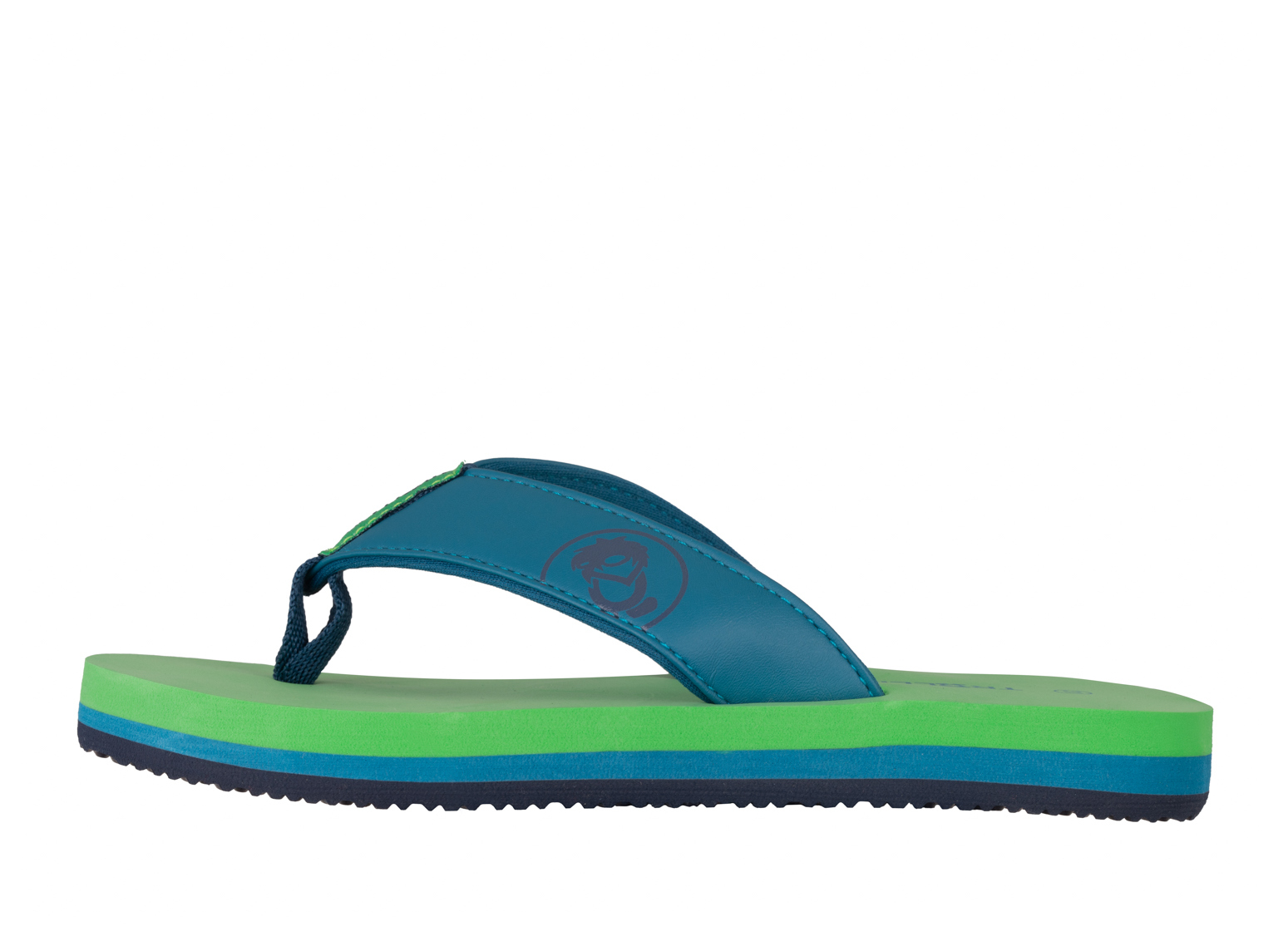 Trollkids Haukland Beach Badeschuhe fresh green/dark marine
