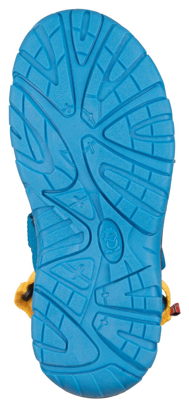 Trollkids Oslofjord Sandalen dynamic blue/bright orange