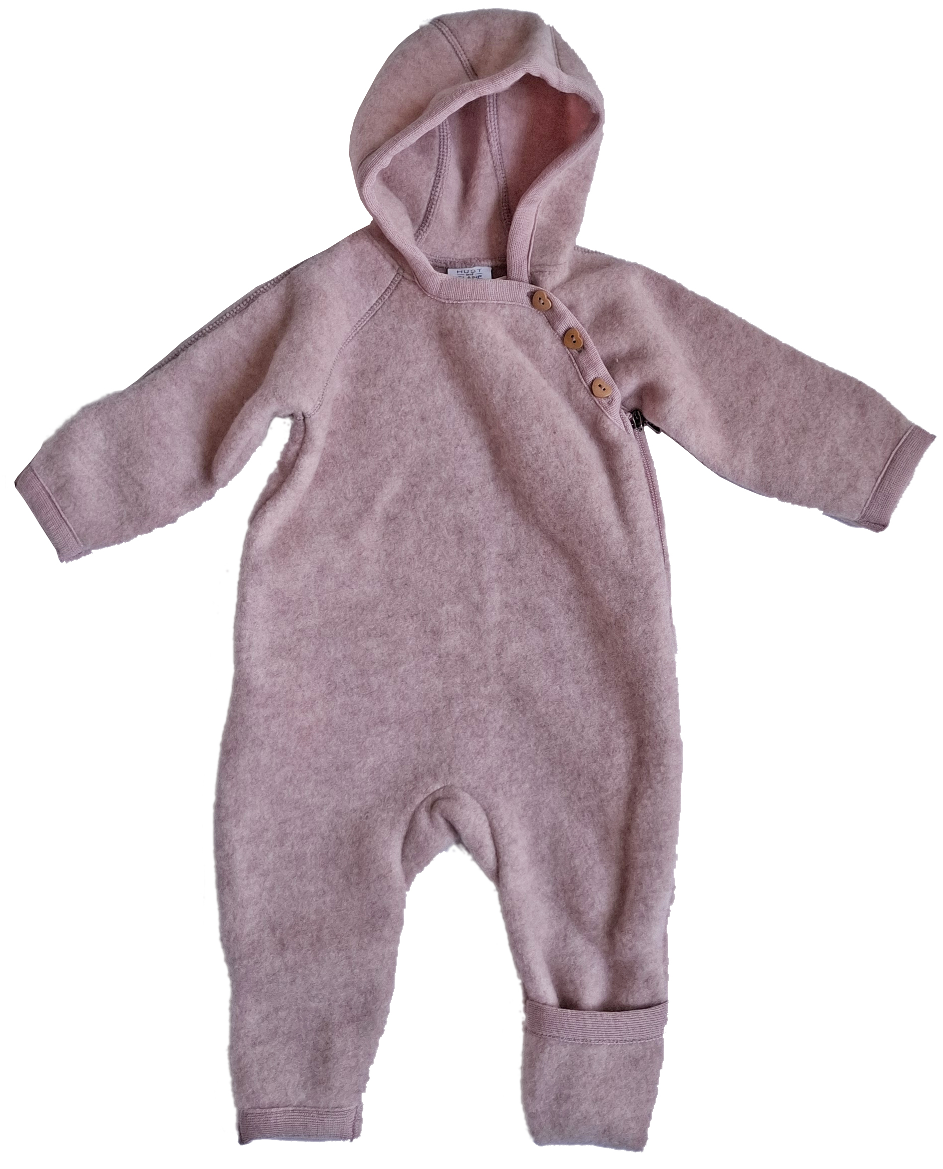 Hust & Claire Baby Wollfleece Overall Heather