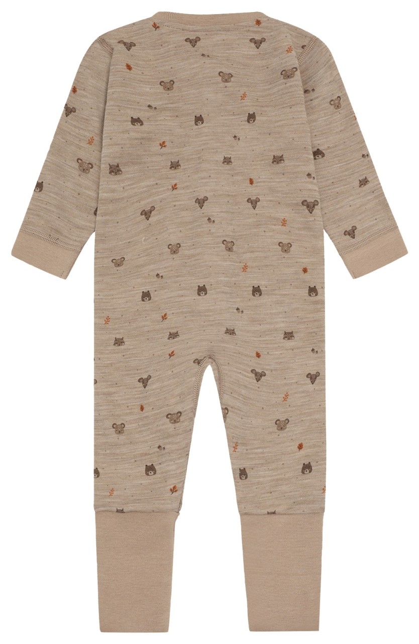 Hust & Claire Baby Bodysuit Wolle/Bambus Biscuit