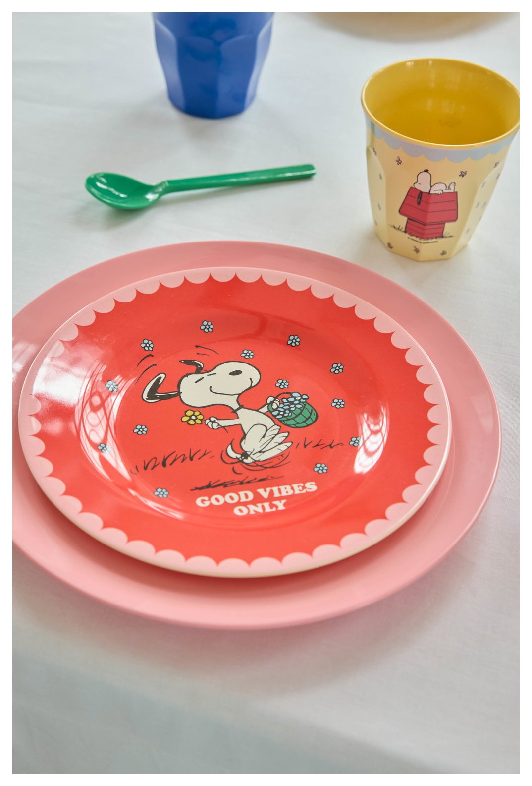 Rice Becher Snoopy Print creme