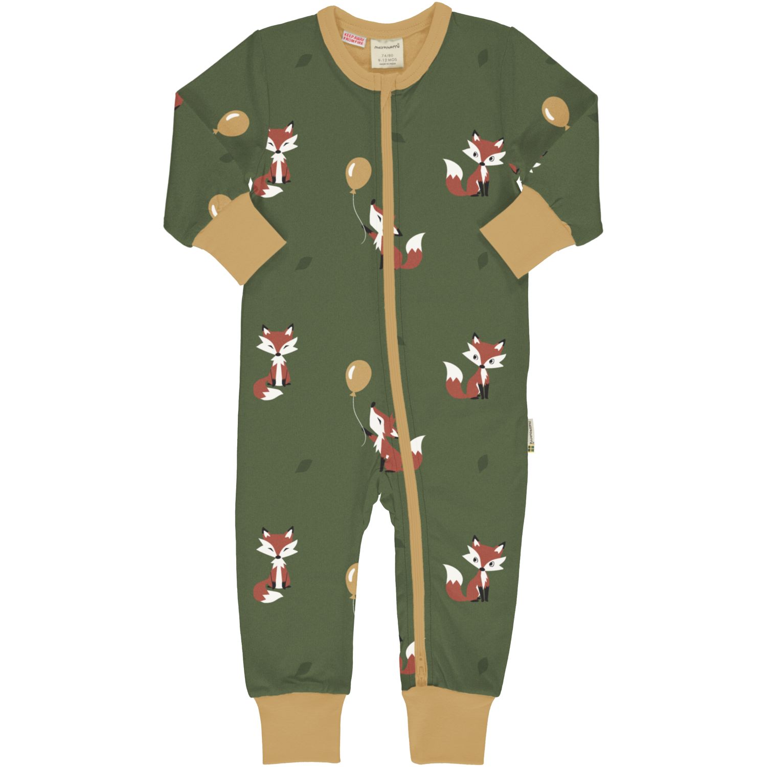 Maxomorra Bodysuit lange FOX