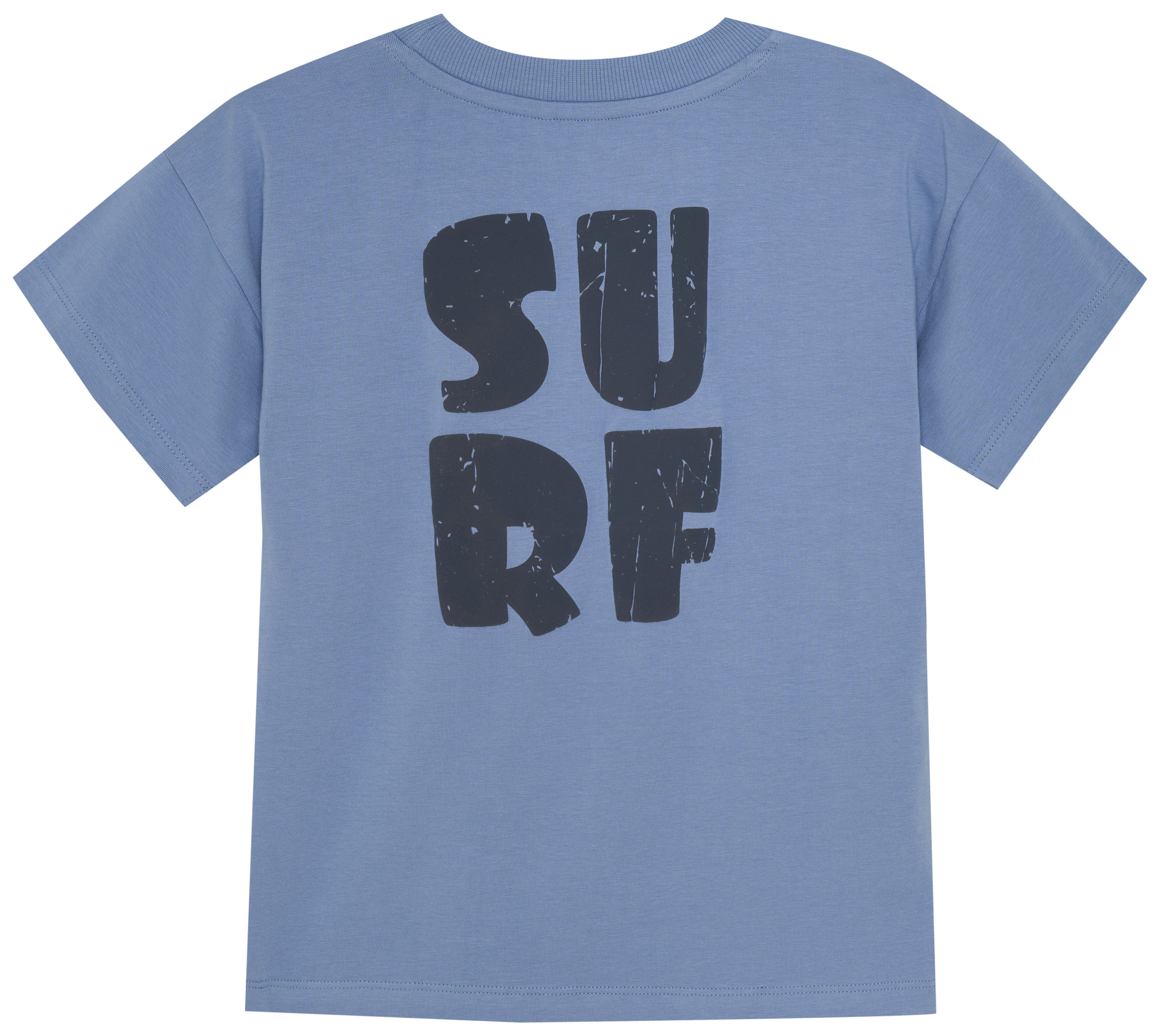Minymo Boy Shirt Shark on Tour blue
