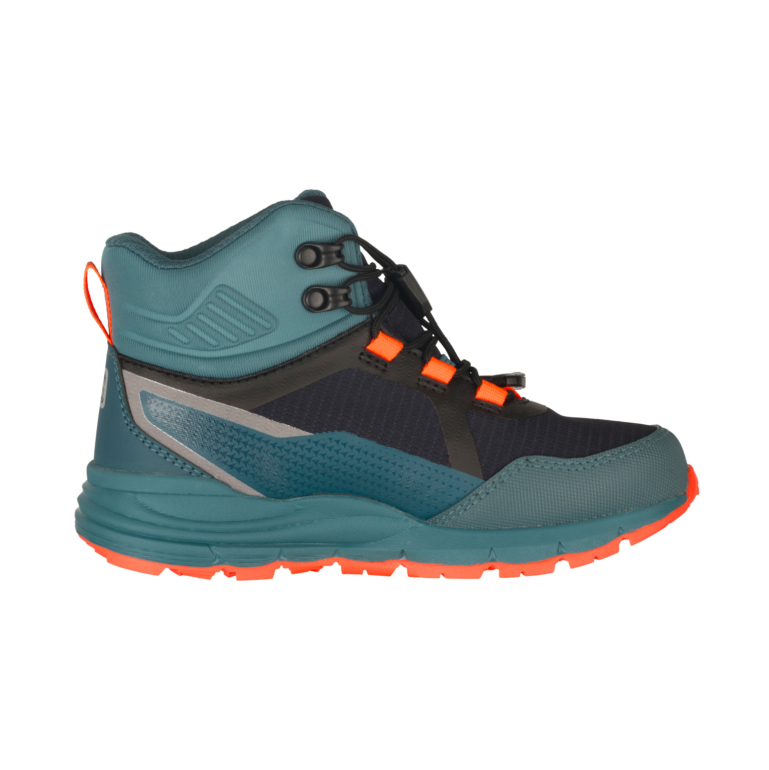 Trollkids Skarvan Hiker Mid XT Stormy Blue/Flame Orange