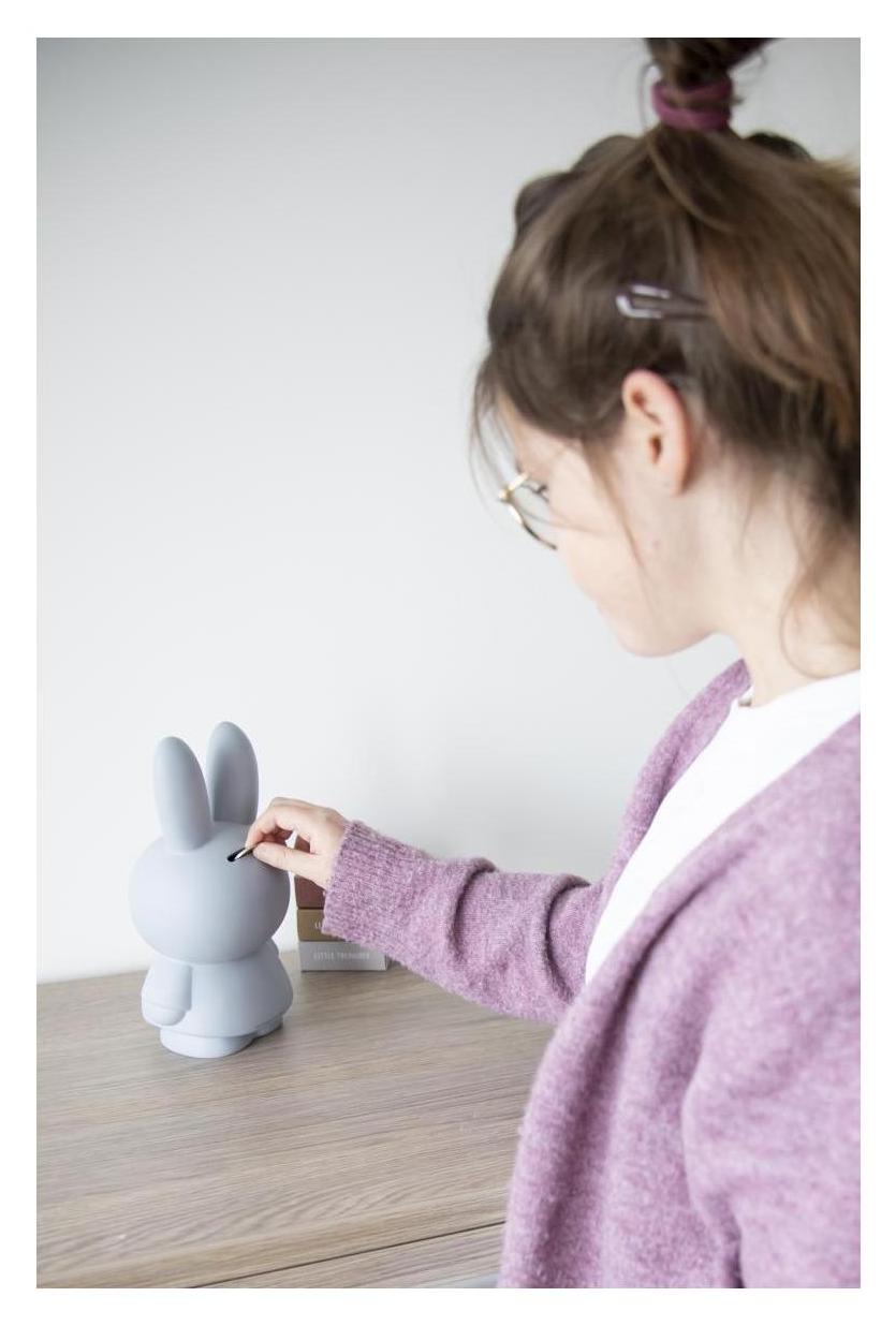 Atelier Pierre Spardose klein Miffy silver blue 13,5x7,2 cm