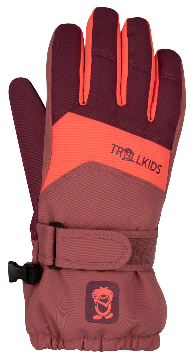 Trollkids Rauland Glove Frozen Berry
