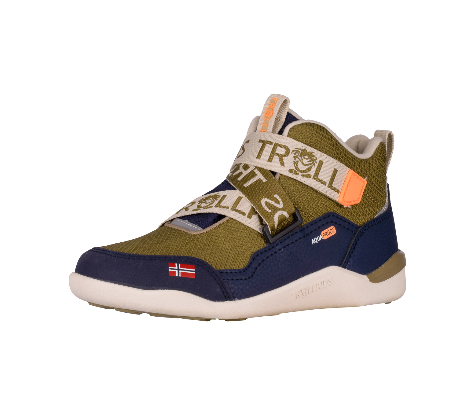 Trollkids Nordfjord Barfuß Winter Hiker Spruce Green/Navy