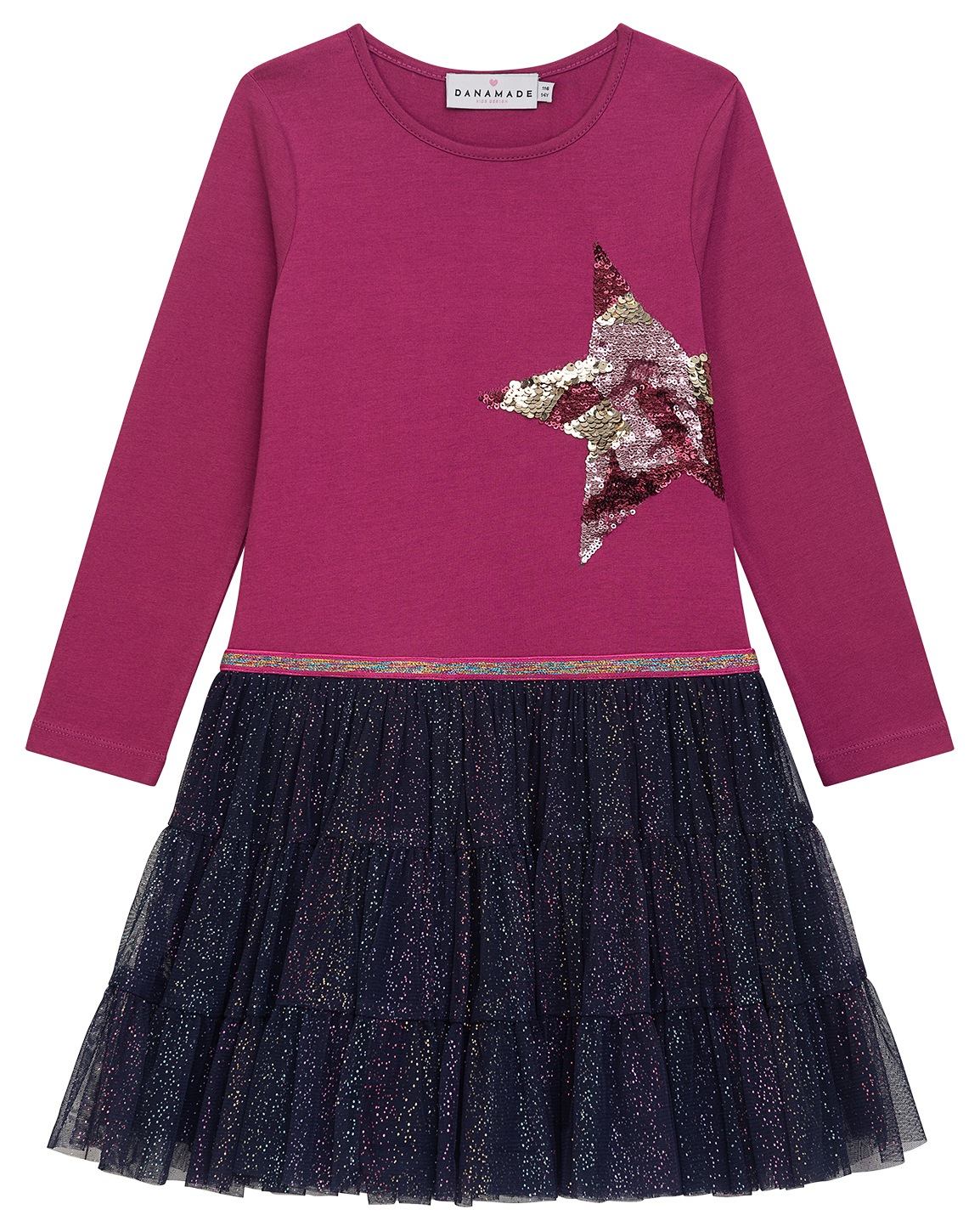 Danamade Girl Kleid Drikke Berry