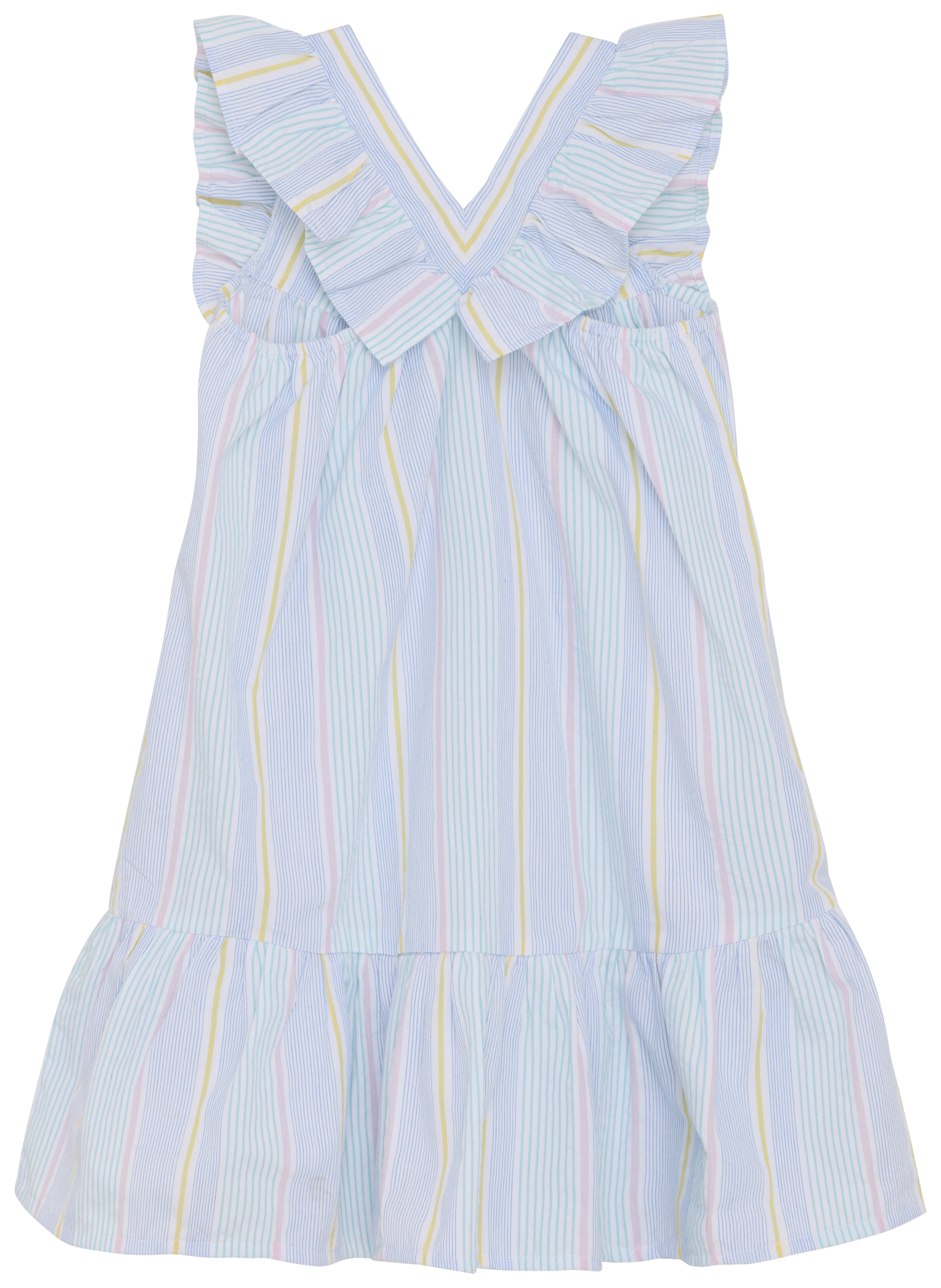 Minymo Kleid Seersucker blue