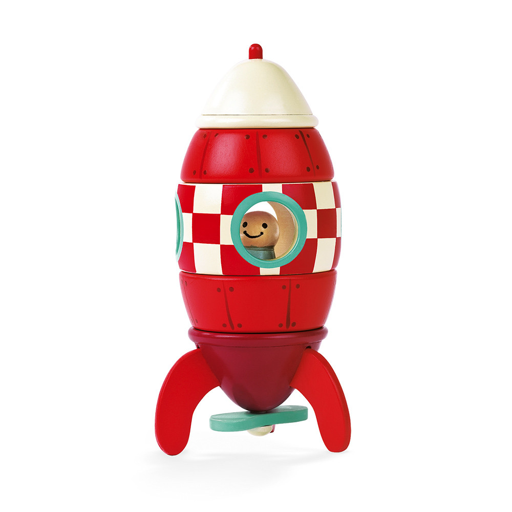 Janod Magnetischer Bausatz Rakete klein