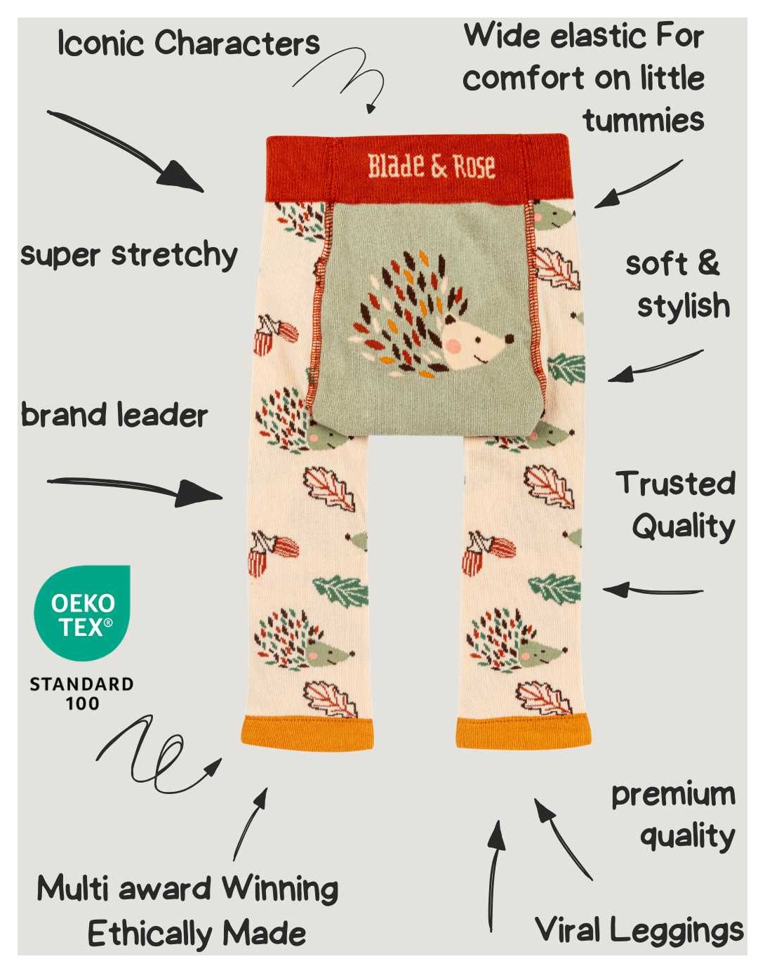 Blade & Rose Leggings Lenny The Hedgehog
