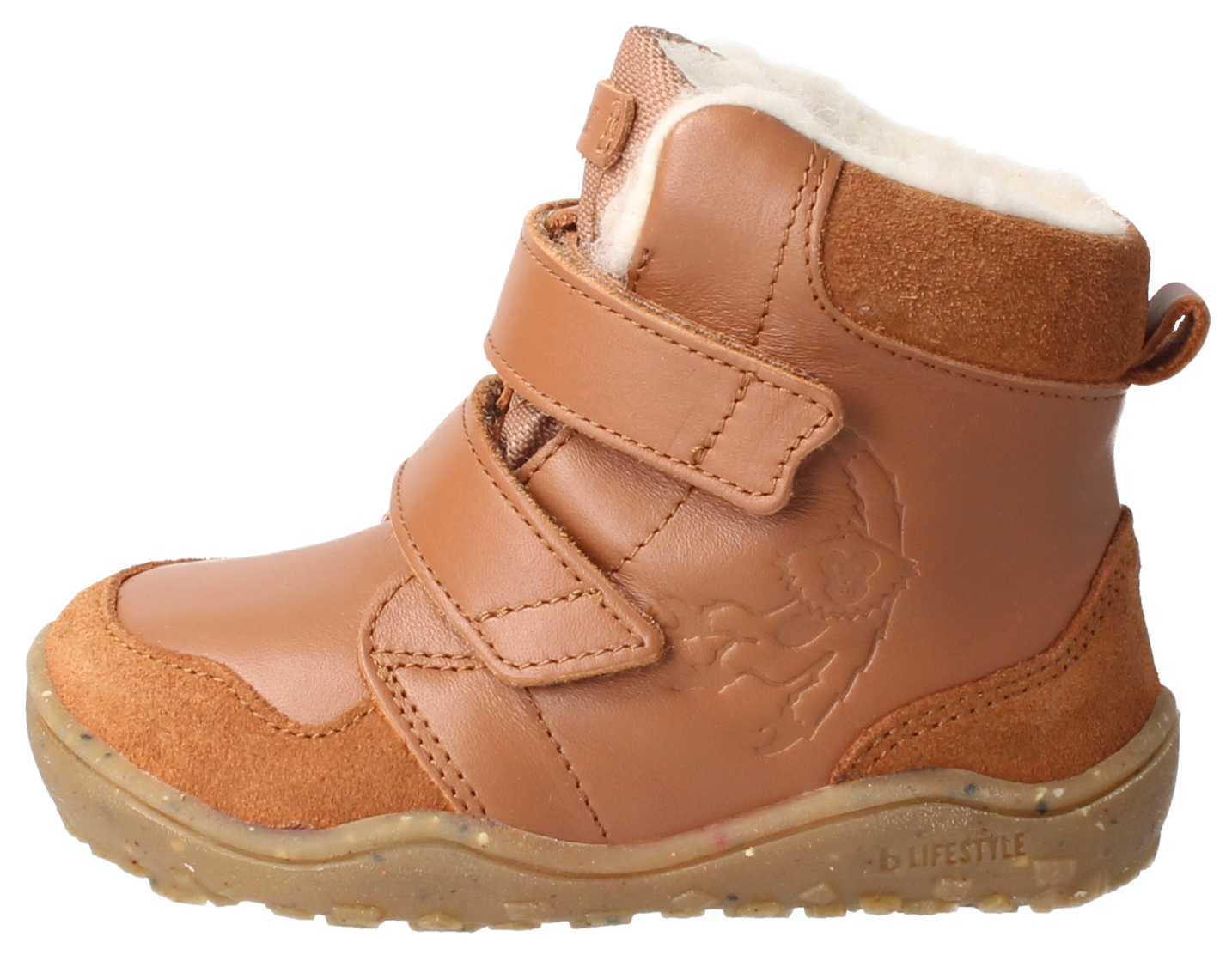 bLIFESTYLE Barfuß Winterschuh Gibbon TEX haselnuss