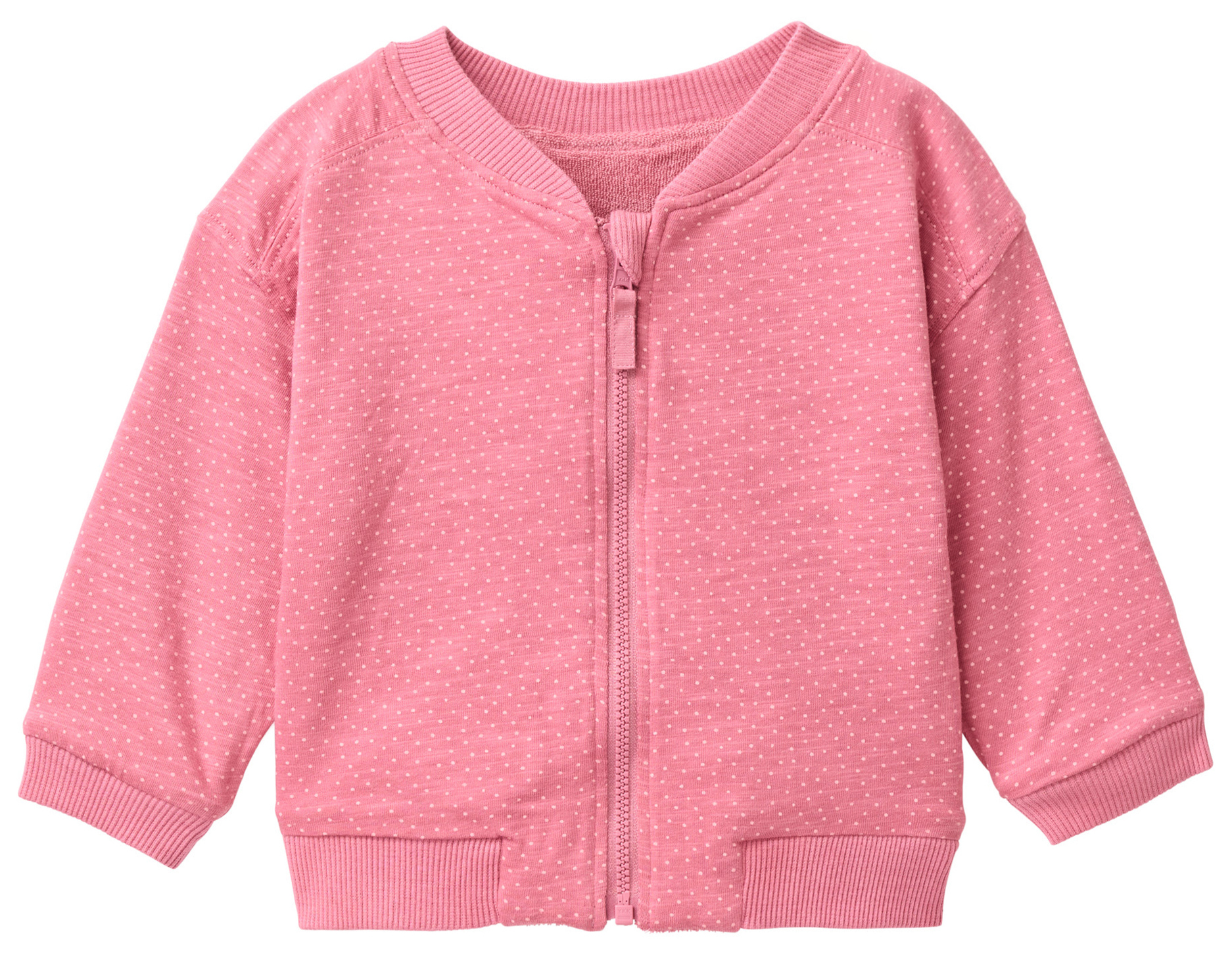 PWO Baby Wendejacke Frottee pink