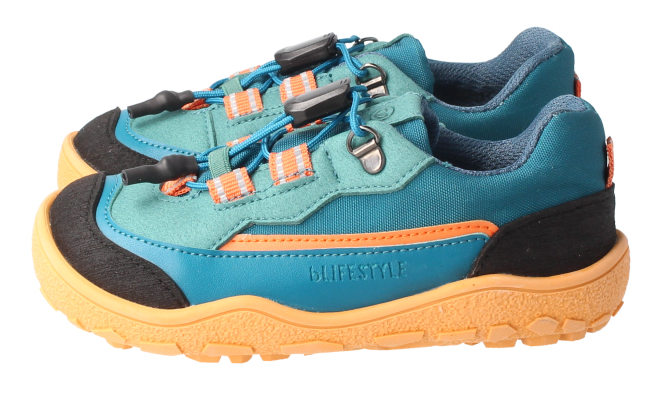 bLIFESTYLE Barfußschuh Landschildkröte TEX petrol
