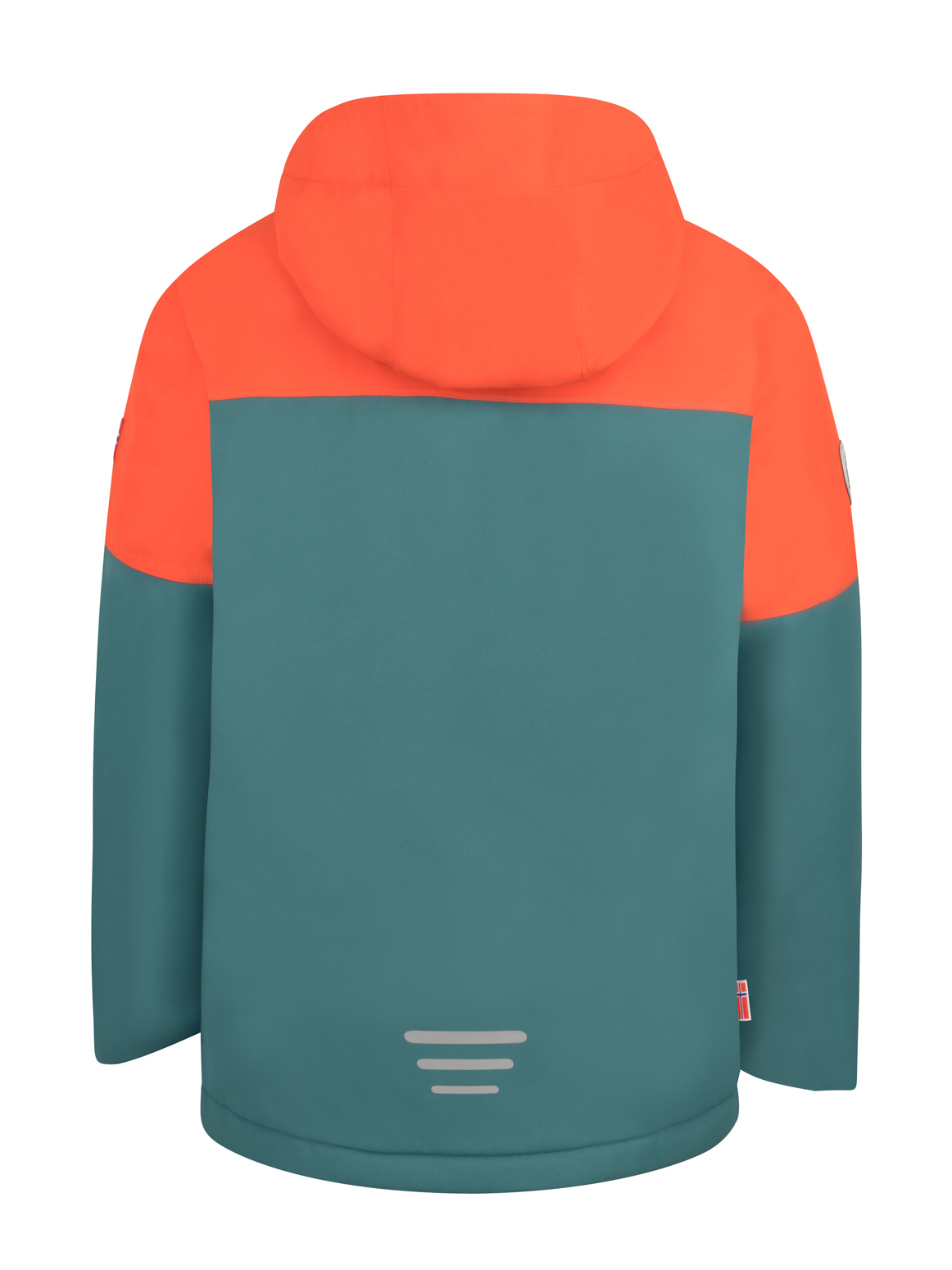 Trollkids Eikedalen Winterjacke Stormy Blue/Flame Orange