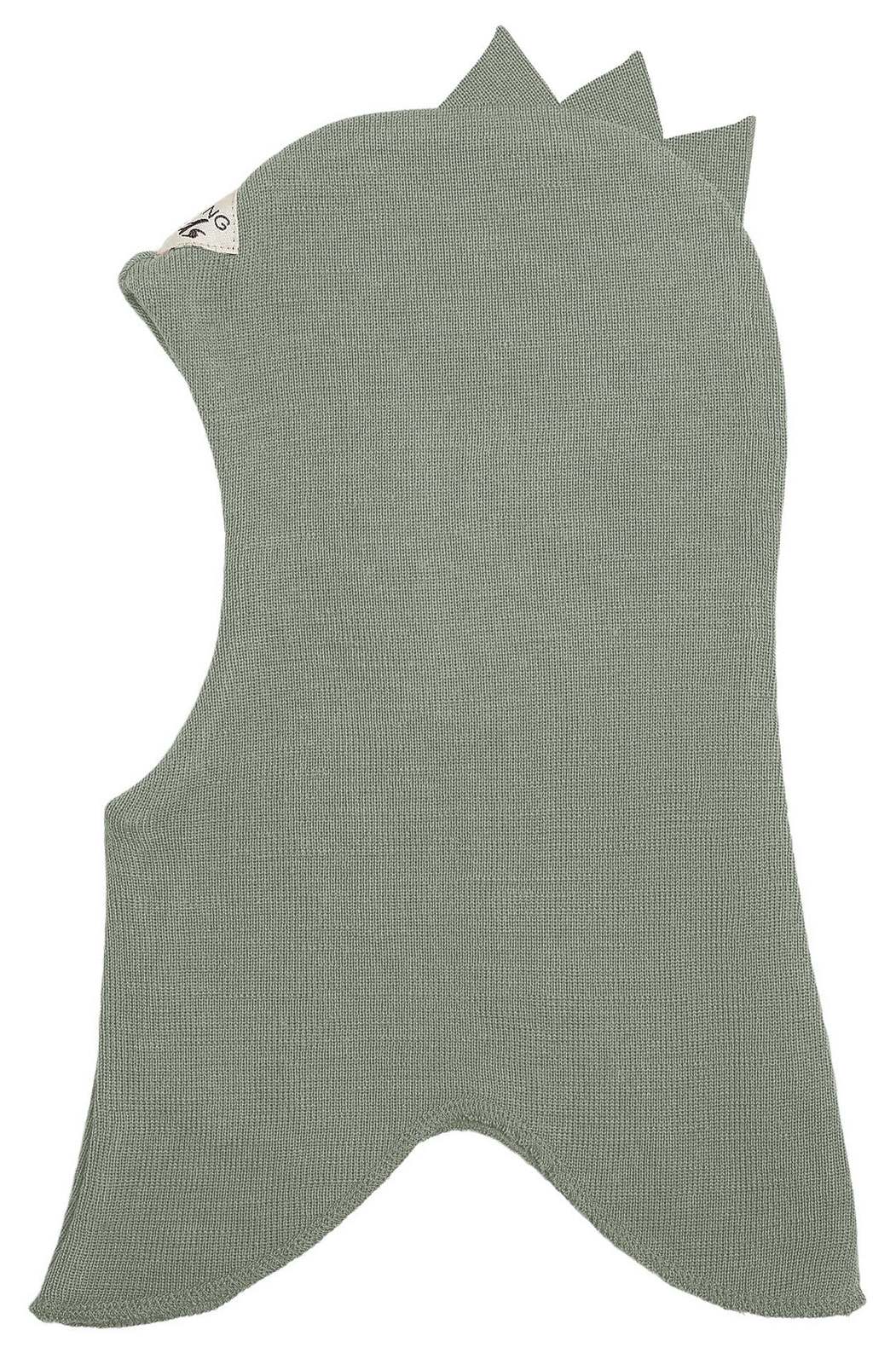 Racing Kids Schlupfmütze Rund Zacken Uni light green