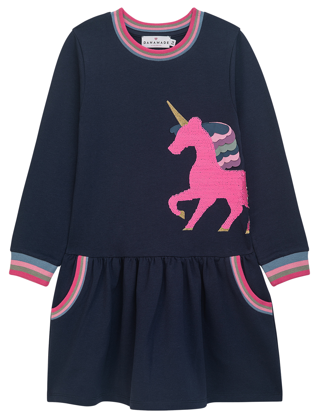 Danamade Girl Kleid Dsaga Navy
