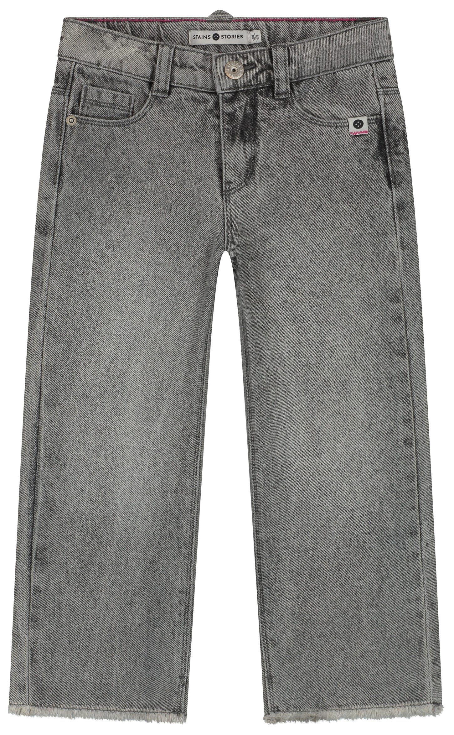 Babyface Girl Jeanshose Wide mid grey