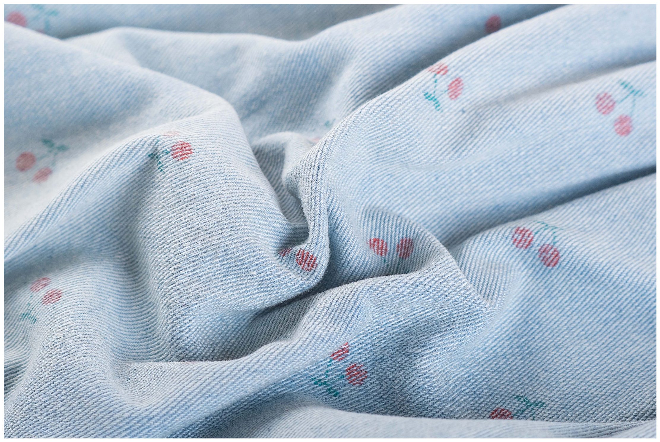 Someone Kleid langarm Cherry denim blue