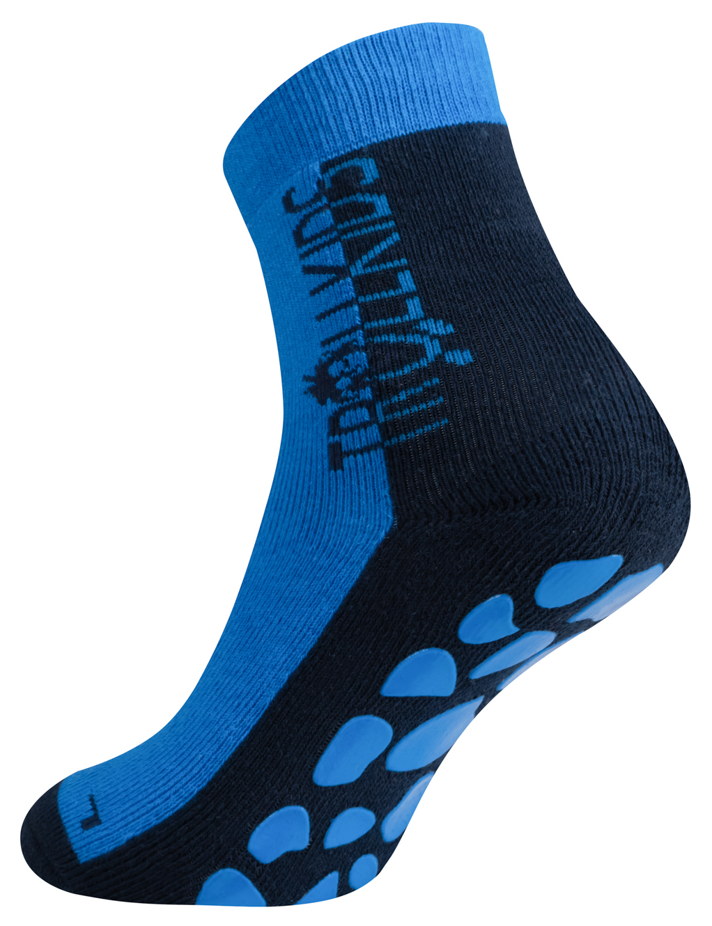 Trollkids Anti Slip Stoppersocken Navy/Medium Blue