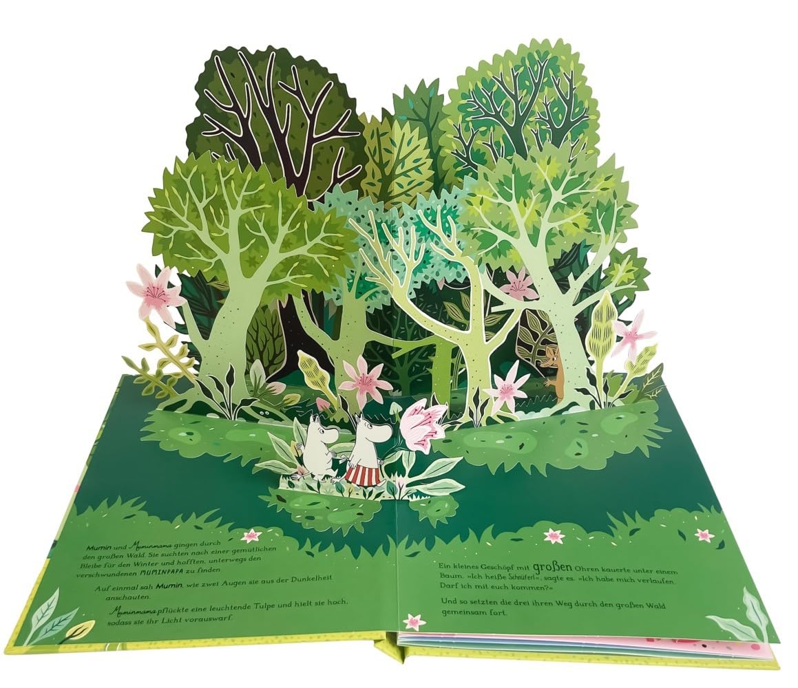 Pop-Up-Buch Mumins finden ein Zuhause