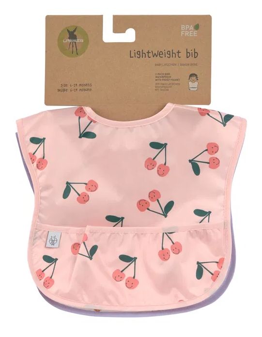 Lässig Lätzchen 2er Set Happy Fruits Cherry