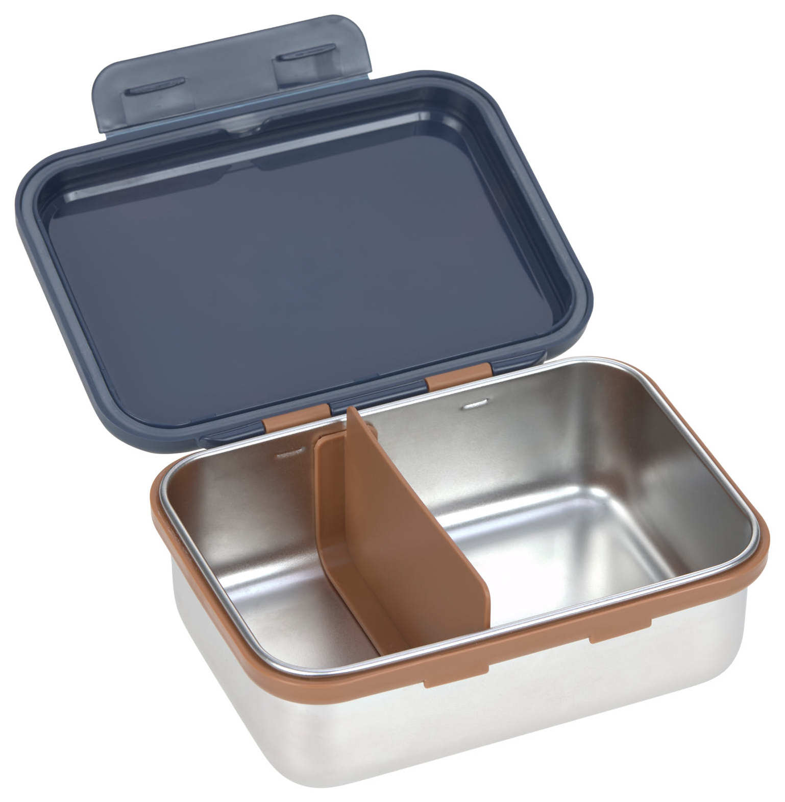 Lässig Lunchbox Stainless Steel Little Gang Smile navy