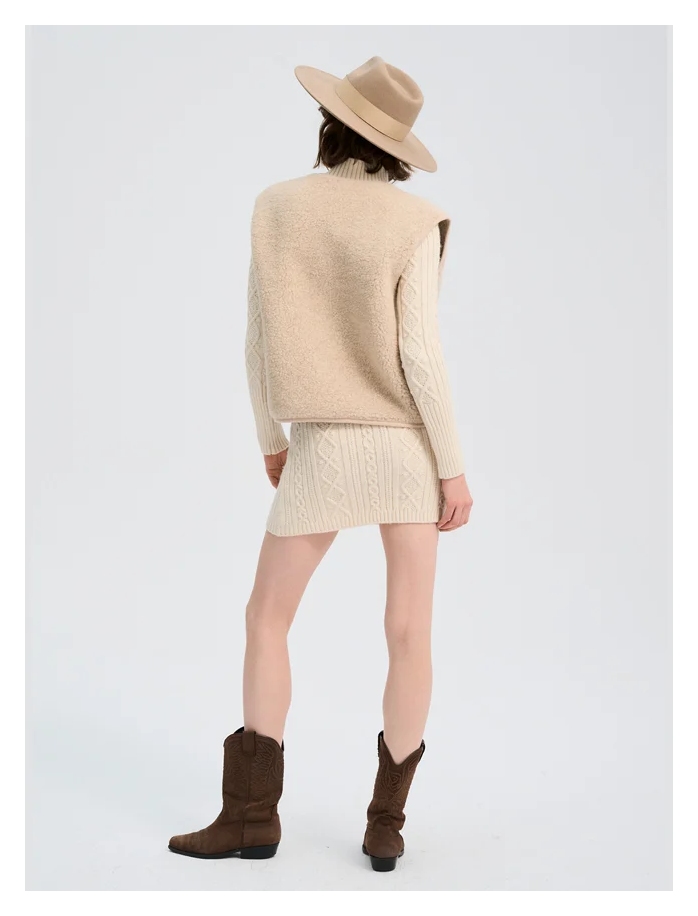 Alwero Weste Damen TYB sand brown
