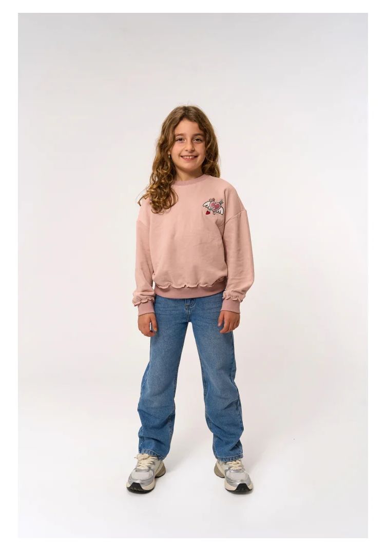 The New Girl Sweatshirt Adobe Rose