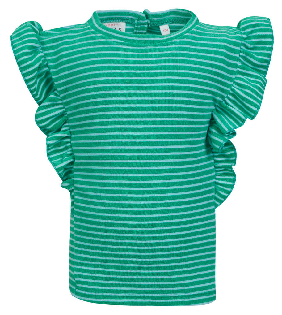 Someone Girl Top Fine Line green